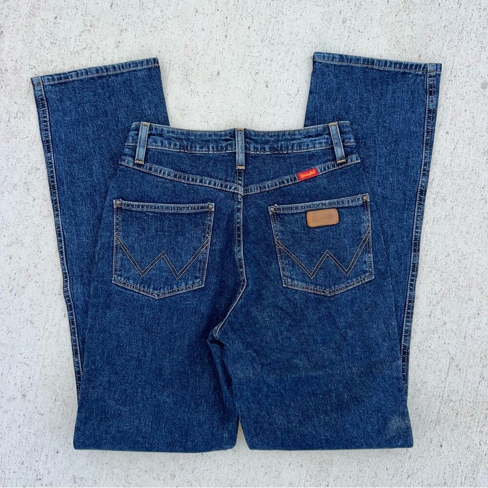 Y2K Wrangler 18MWZSW Jeans 3/4x32 Natural Rise Slim Fit Stretch Straight Leg